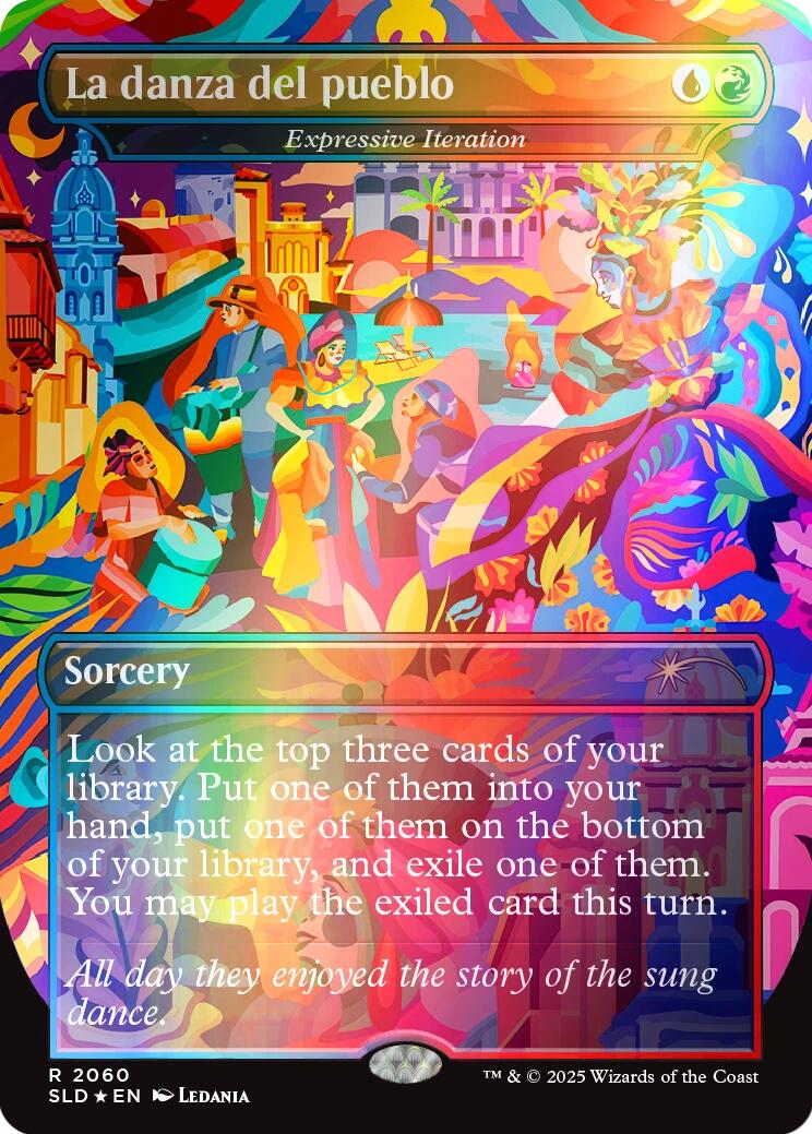 La danza del pueblo - Expressive Iteration (Rainbow Foil) [Secret Lair Drop Series] | Exor Games Truro