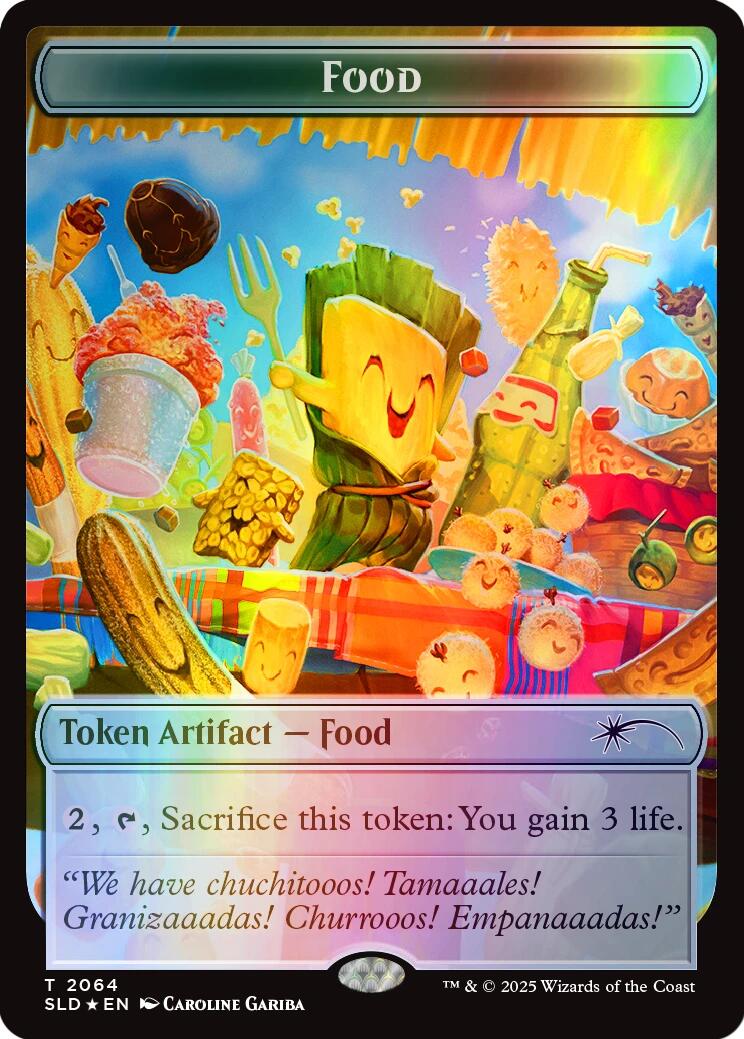 Food Token (2064) (Rainbow Foil) [Secret Lair Drop Series] | Exor Games Truro