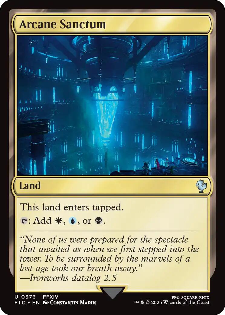 Arcane Sanctum (Surge Foil) [FINAL FANTASY Commander] | Exor Games Truro