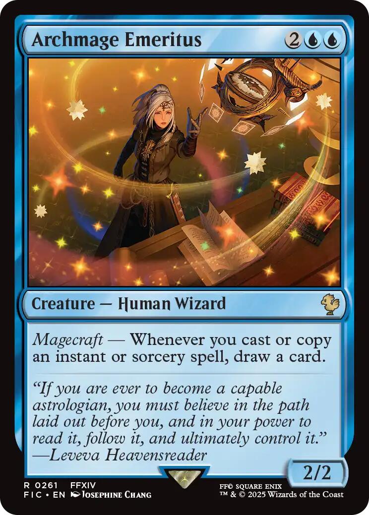 Archmage Emeritus (Surge Foil) [FINAL FANTASY Commander] | Exor Games Truro