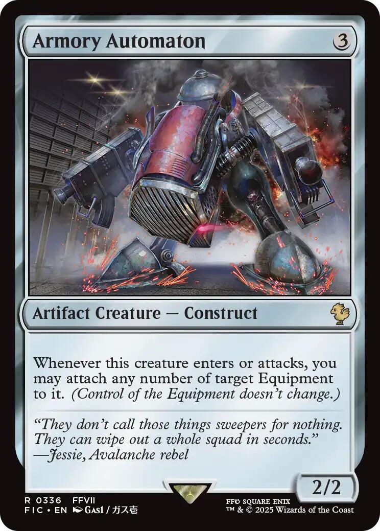 Armory Automaton (Surge Foil) [FINAL FANTASY Commander] | Exor Games Truro