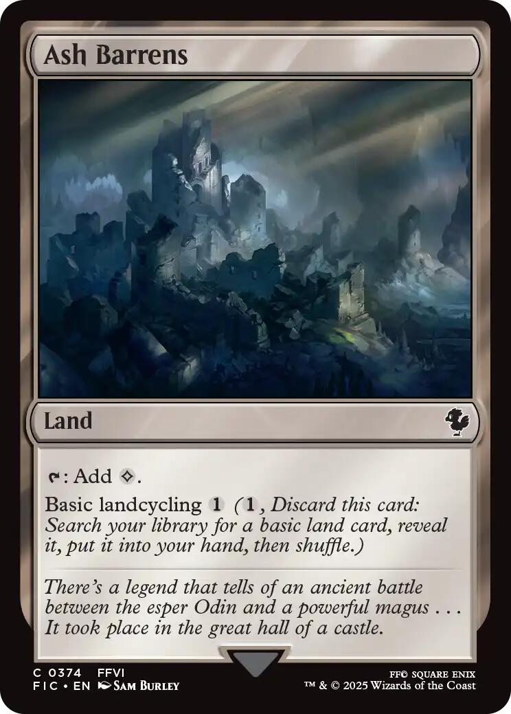 Ash Barrens (Surge Foil) [FINAL FANTASY Commander] | Exor Games Truro