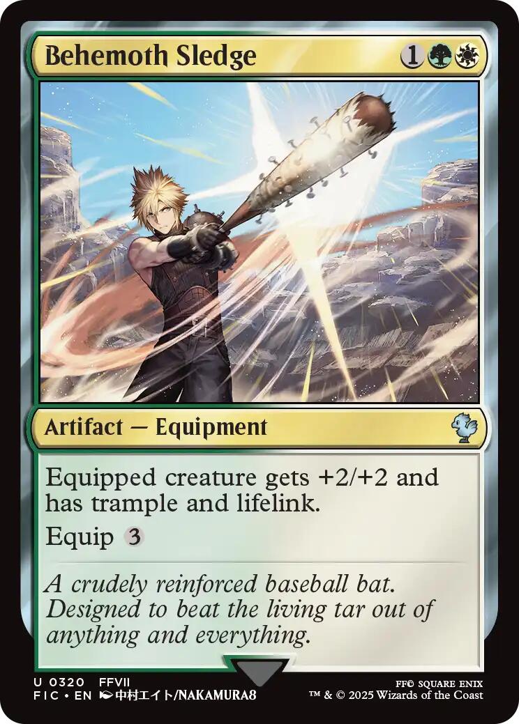 Behemoth Sledge (Surge Foil) [FINAL FANTASY Commander] | Exor Games Truro