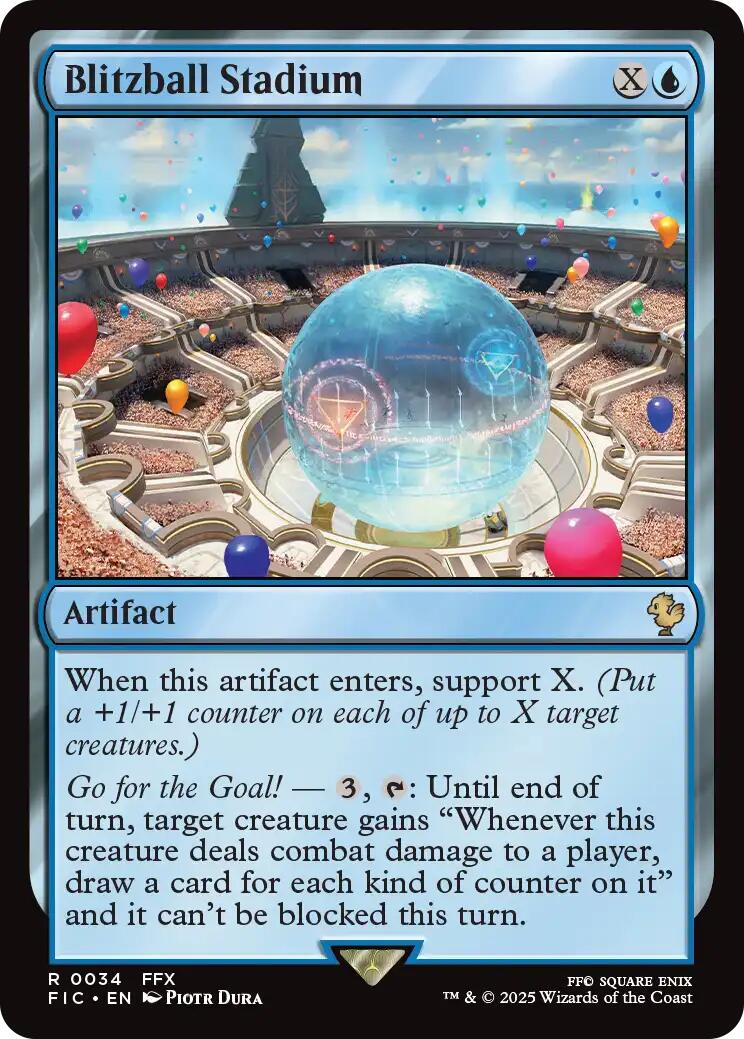Blitzball Stadium (Surge Foil) [FINAL FANTASY Commander] | Exor Games Truro