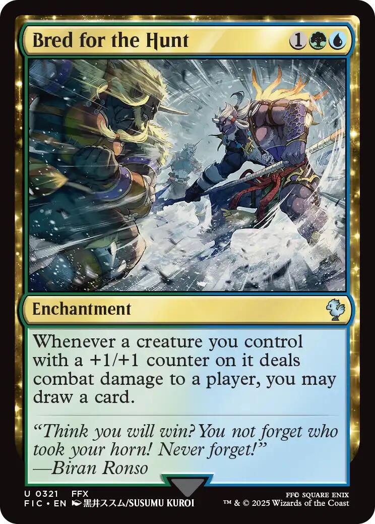 Bred for the Hunt (Surge Foil) [FINAL FANTASY Commander] | Exor Games Truro