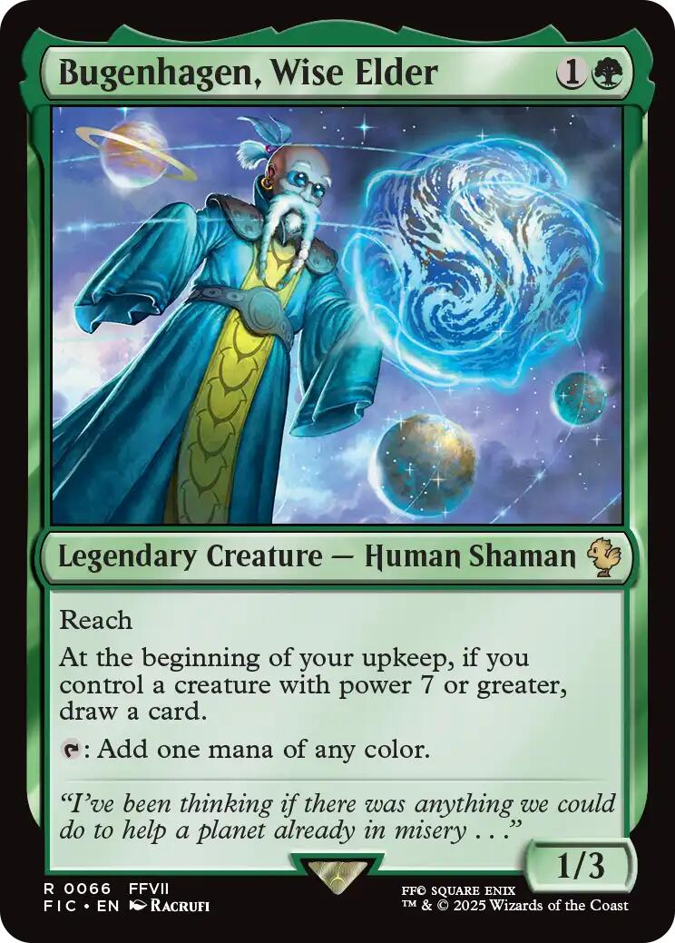 Bugenhagen, Wise Elder (Surge Foil) [FINAL FANTASY Commander] | Exor Games Truro