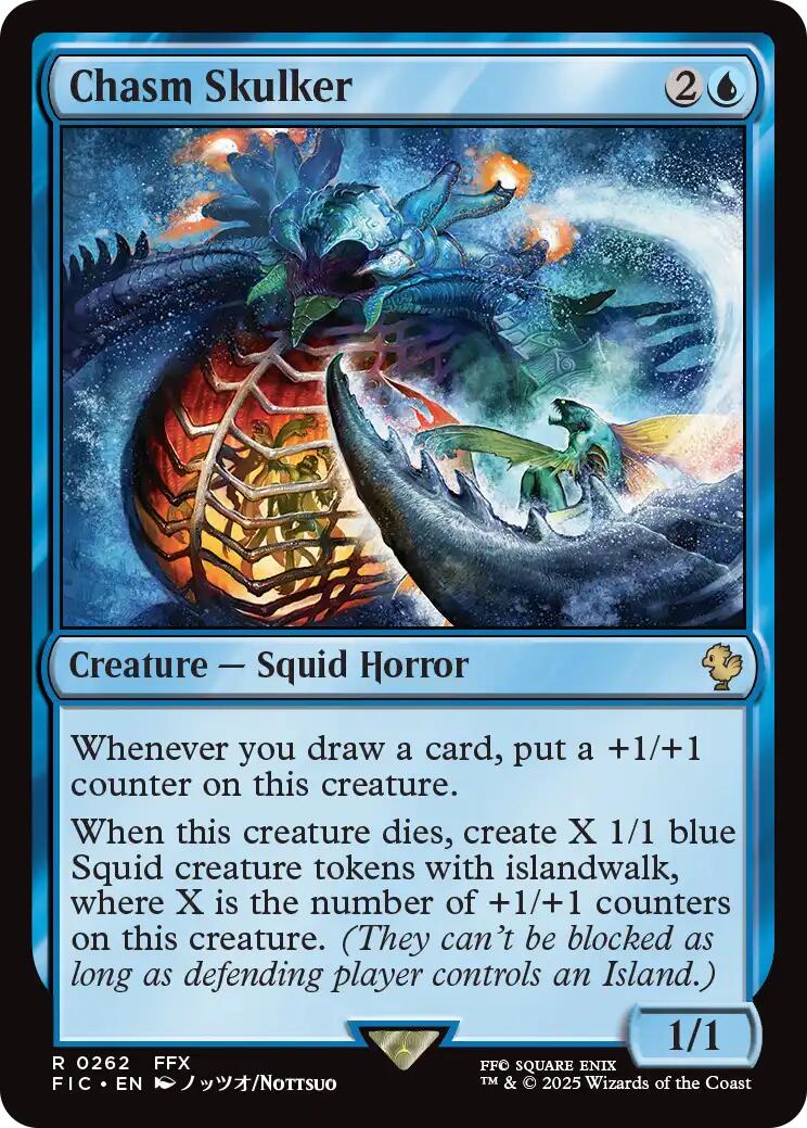 Chasm Skulker (Surge Foil) [FINAL FANTASY Commander] | Exor Games Truro