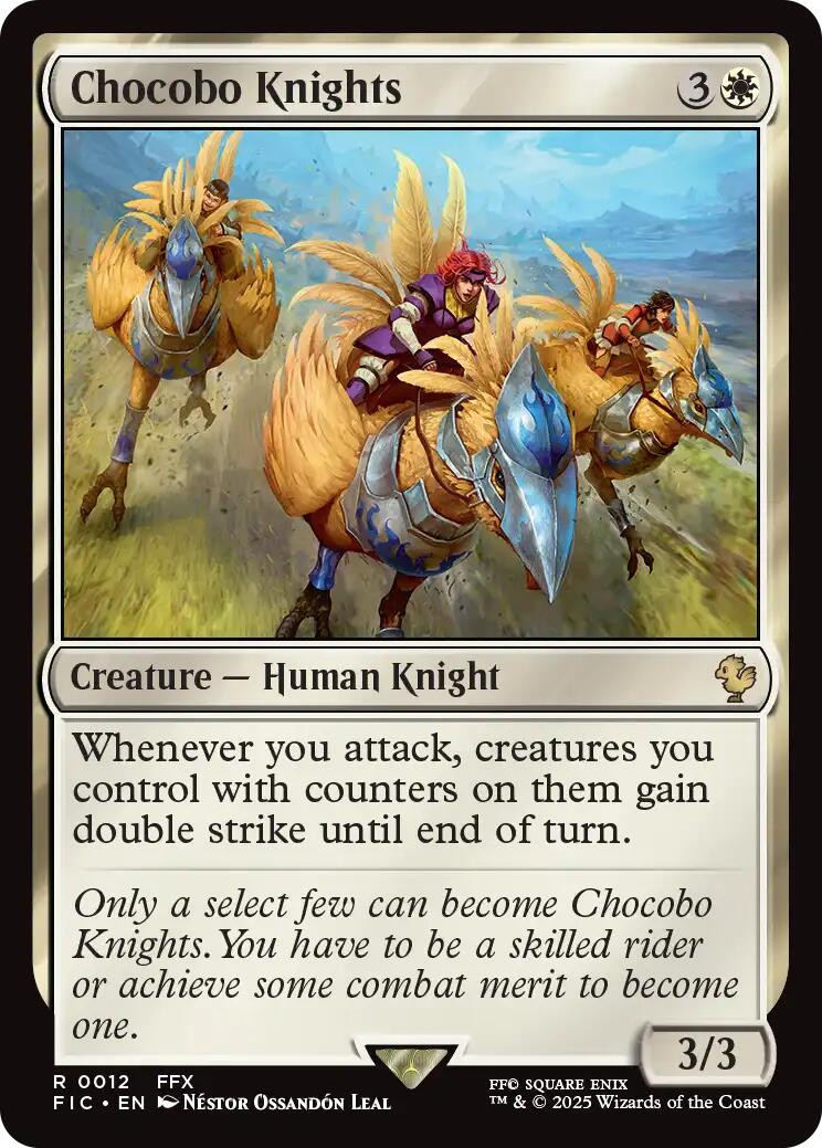 Chocobo Knights (Surge Foil) [FINAL FANTASY Commander] | Exor Games Truro