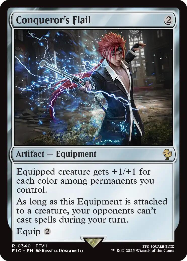 Conqueror's Flail (Surge Foil) [FINAL FANTASY Commander] | Exor Games Truro
