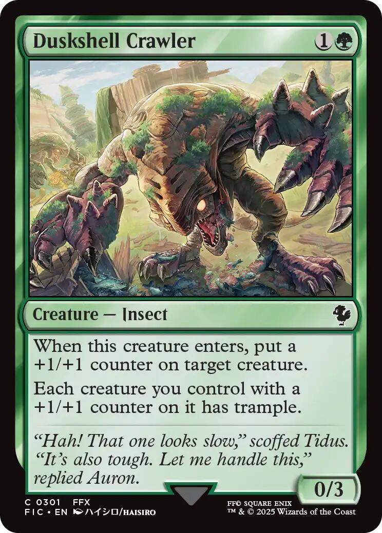 Duskshell Crawler (Surge Foil) [FINAL FANTASY Commander] | Exor Games Truro