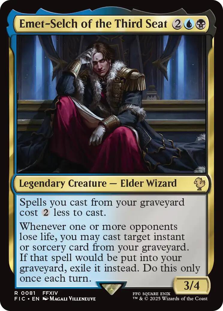 Emet-Selch of the Third Seat (Surge Foil) [FINAL FANTASY Commander] | Exor Games Truro