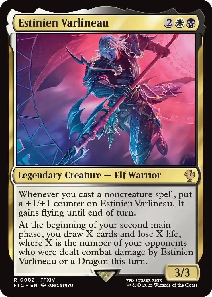 Estinien Varlineau (Surge Foil) [FINAL FANTASY Commander] | Exor Games Truro