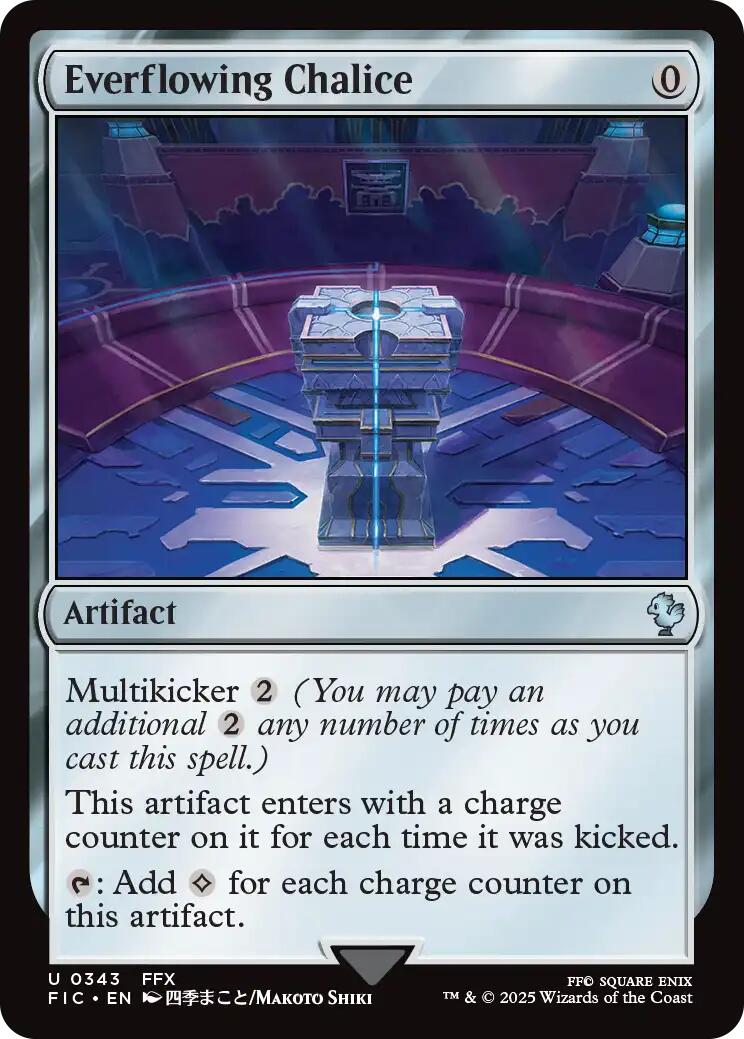 Everflowing Chalice (Surge Foil) [FINAL FANTASY Commander] | Exor Games Truro
