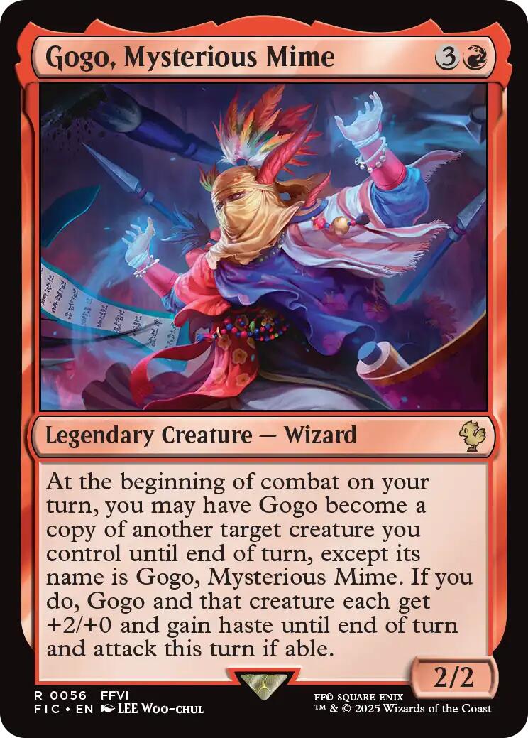 Gogo, Mysterious Mime (Surge Foil) [FINAL FANTASY Commander] | Exor Games Truro
