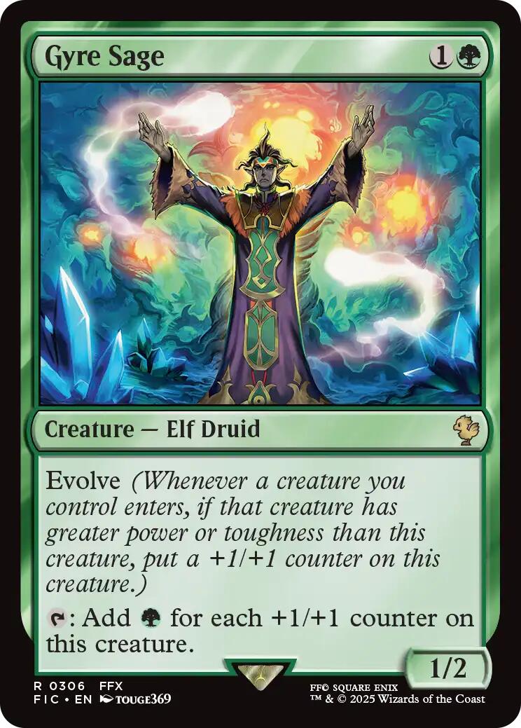 Gyre Sage (Surge Foil) [FINAL FANTASY Commander] | Exor Games Truro