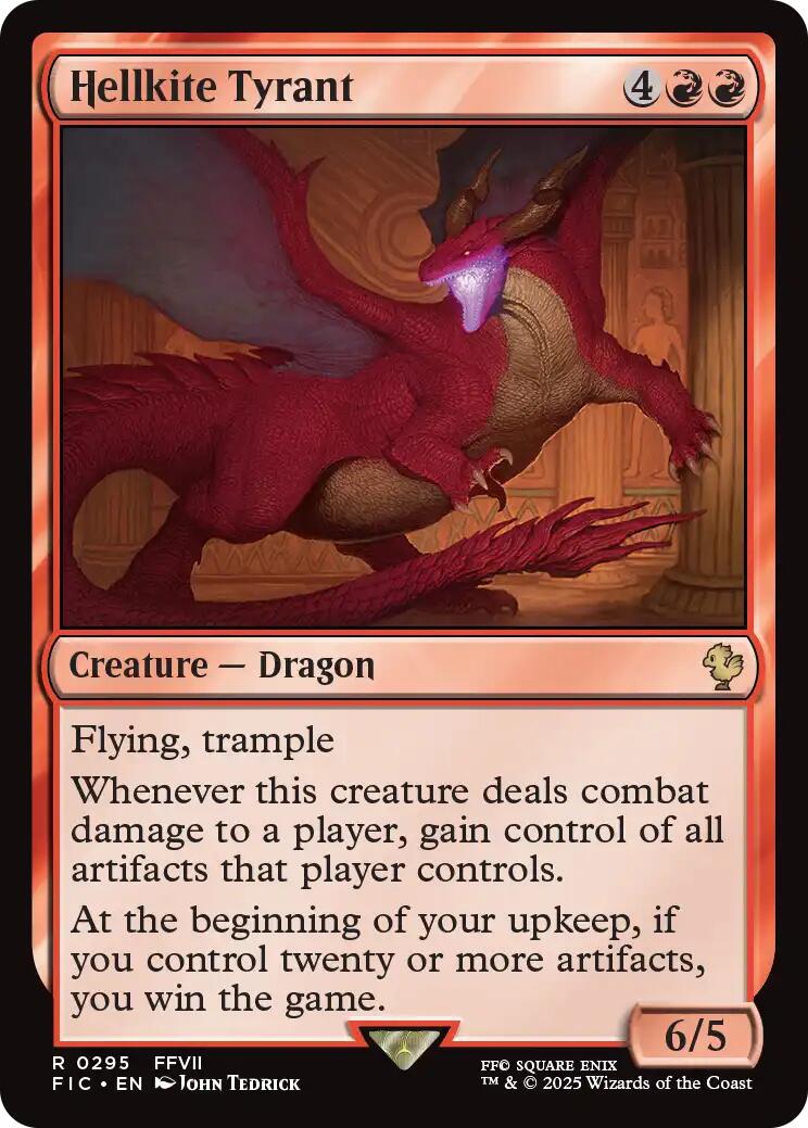 Hellkite Tyrant (Surge Foil) [FINAL FANTASY Commander] | Exor Games Truro