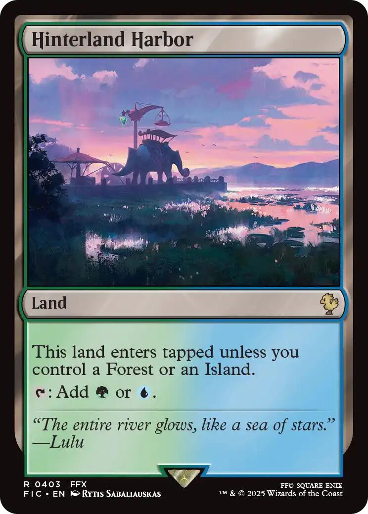 Hinterland Harbor (Surge Foil) [FINAL FANTASY Commander] | Exor Games Truro
