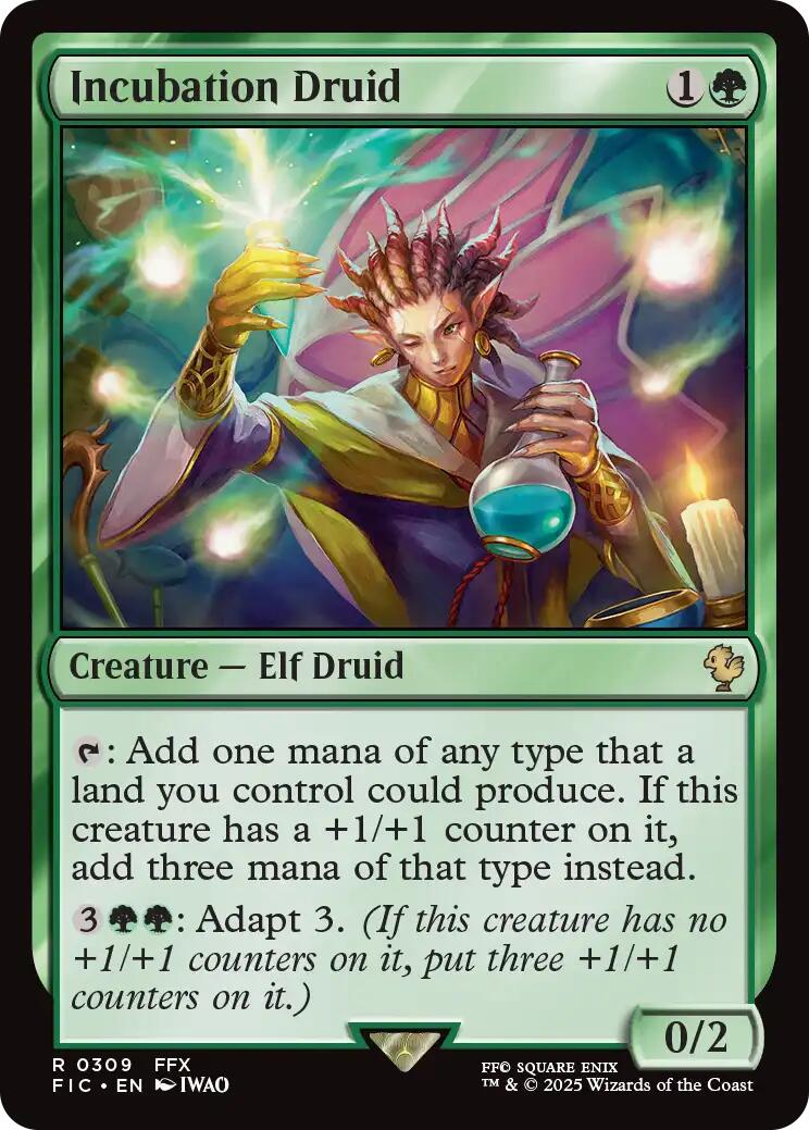 Incubation Druid (Surge Foil) [FINAL FANTASY Commander] | Exor Games Truro