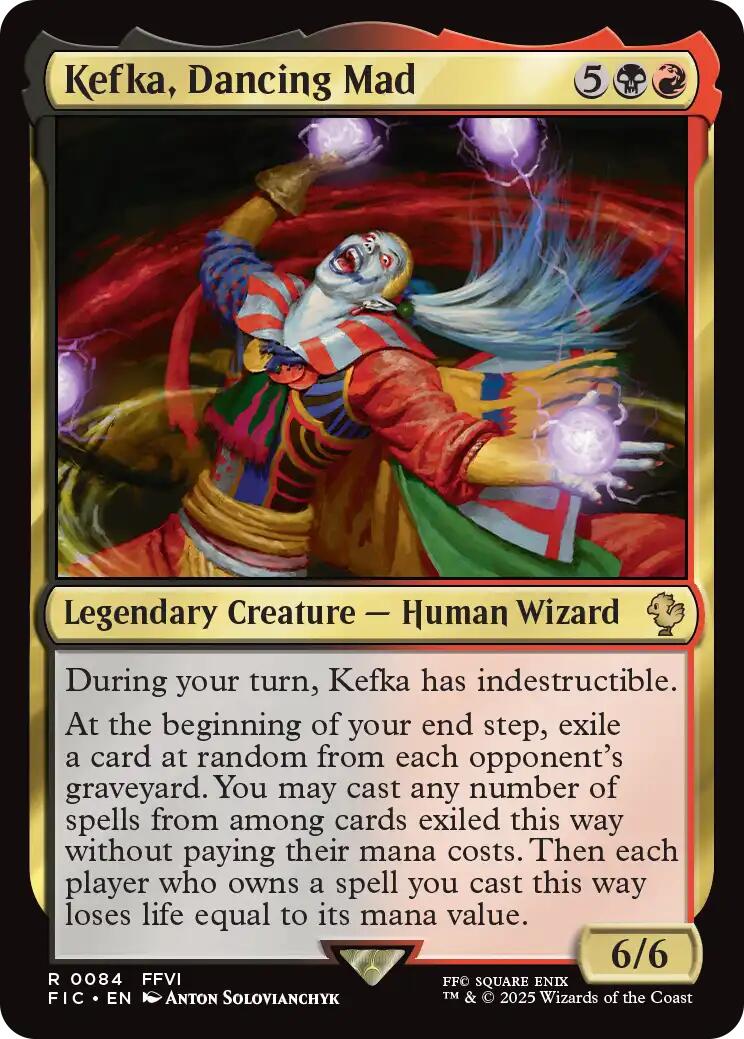 Kefka, Dancing Mad (Surge Foil) [FINAL FANTASY Commander] | Exor Games Truro