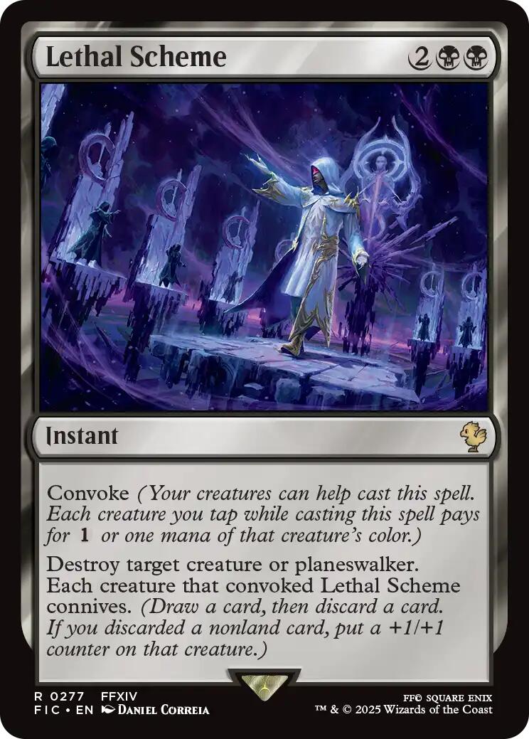 Lethal Scheme (Surge Foil) [FINAL FANTASY Commander] | Exor Games Truro