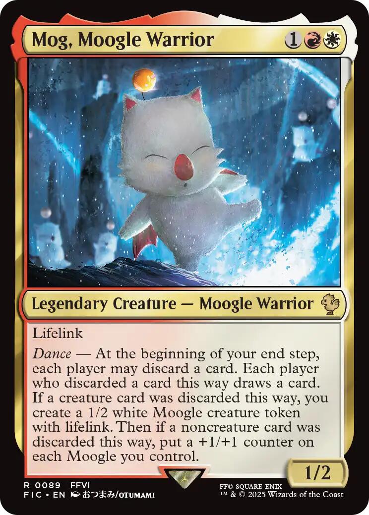 Mog, Moogle Warrior (Surge Foil) [FINAL FANTASY Commander] | Exor Games Truro