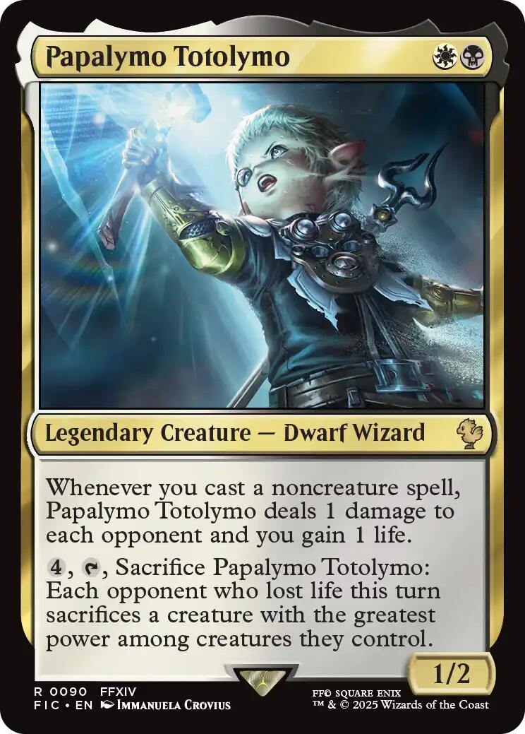 Papalymo Totolymo (Surge Foil) [FINAL FANTASY Commander] | Exor Games Truro