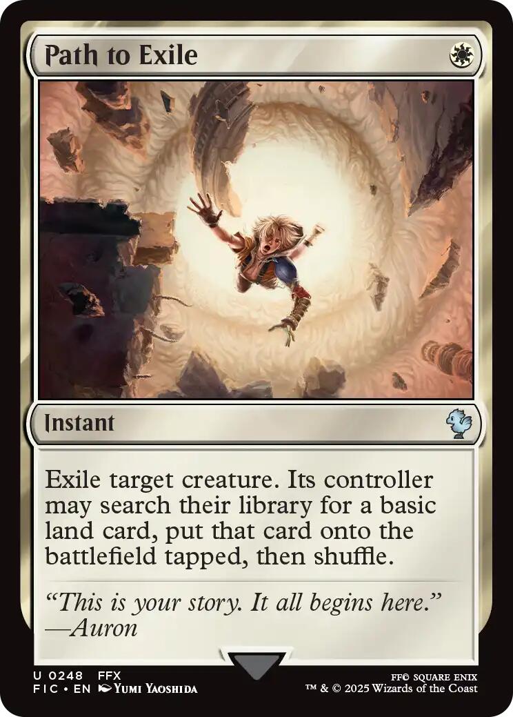 Path to Exile (Surge Foil) [FINAL FANTASY Commander] | Exor Games Truro