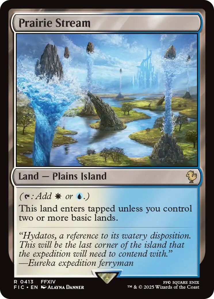 Prairie Stream (Surge Foil) [FINAL FANTASY Commander] | Exor Games Truro