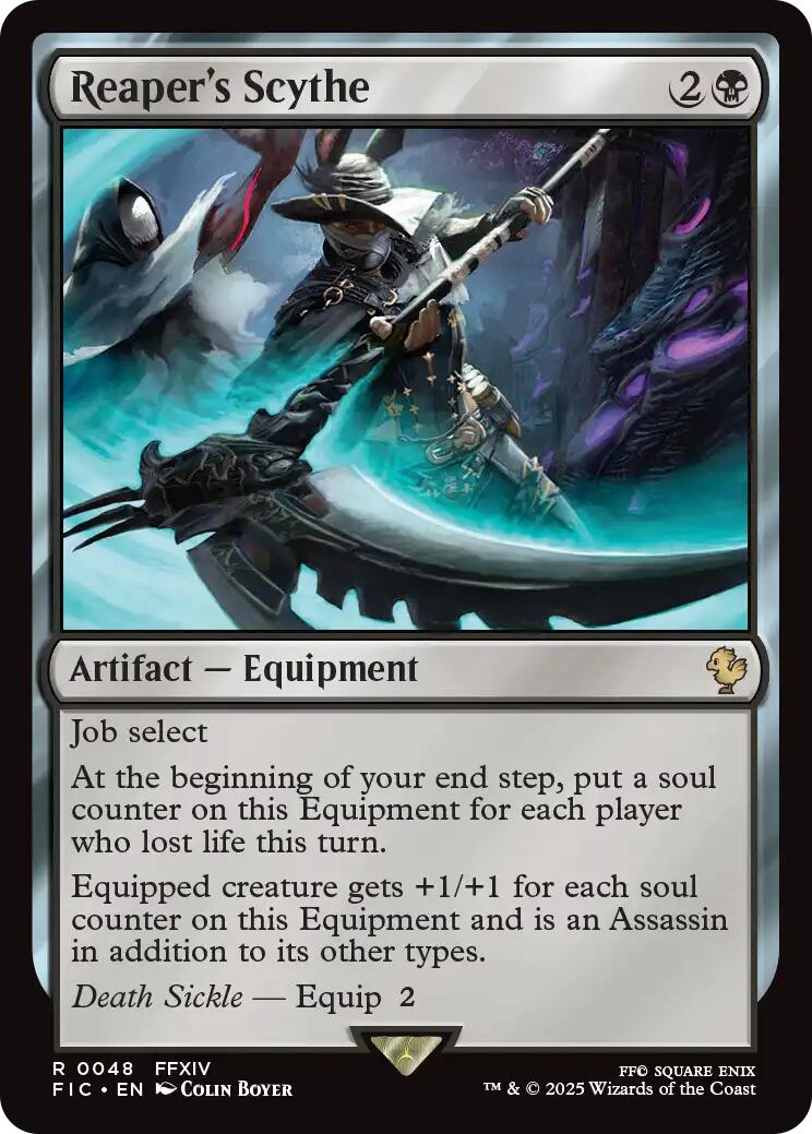 Reaper's Scythe (Surge Foil) [FINAL FANTASY Commander] | Exor Games Truro