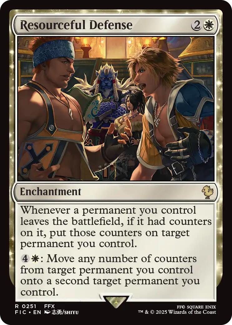 Resourceful Defense (Surge Foil) [FINAL FANTASY Commander] | Exor Games Truro