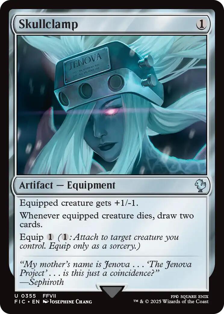 Skullclamp (Surge Foil) [FINAL FANTASY Commander] | Exor Games Truro