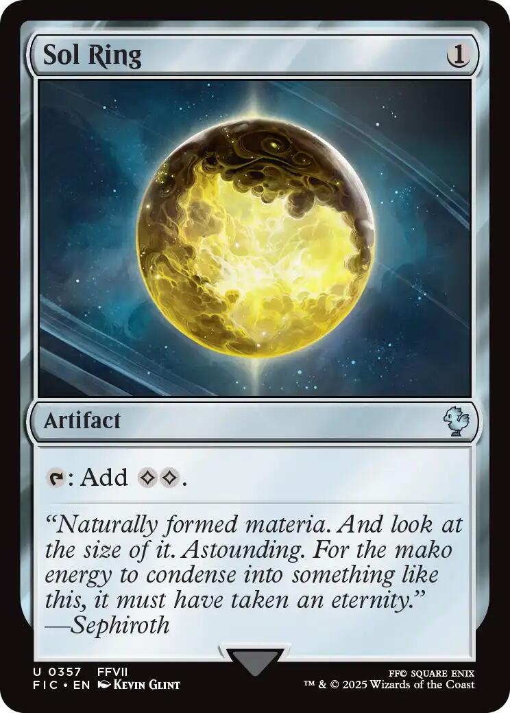 Sol Ring (0357) (Surge Foil) [FINAL FANTASY Commander] | Exor Games Truro