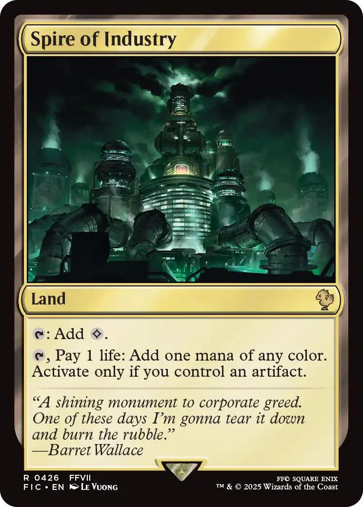 Spire of Industry (Surge Foil) [FINAL FANTASY Commander] | Exor Games Truro