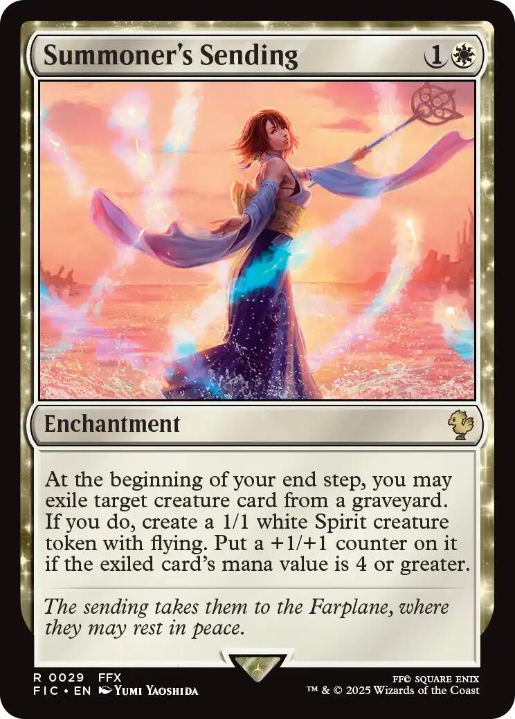 Summoner's Sending (Surge Foil) [FINAL FANTASY Commander] | Exor Games Truro