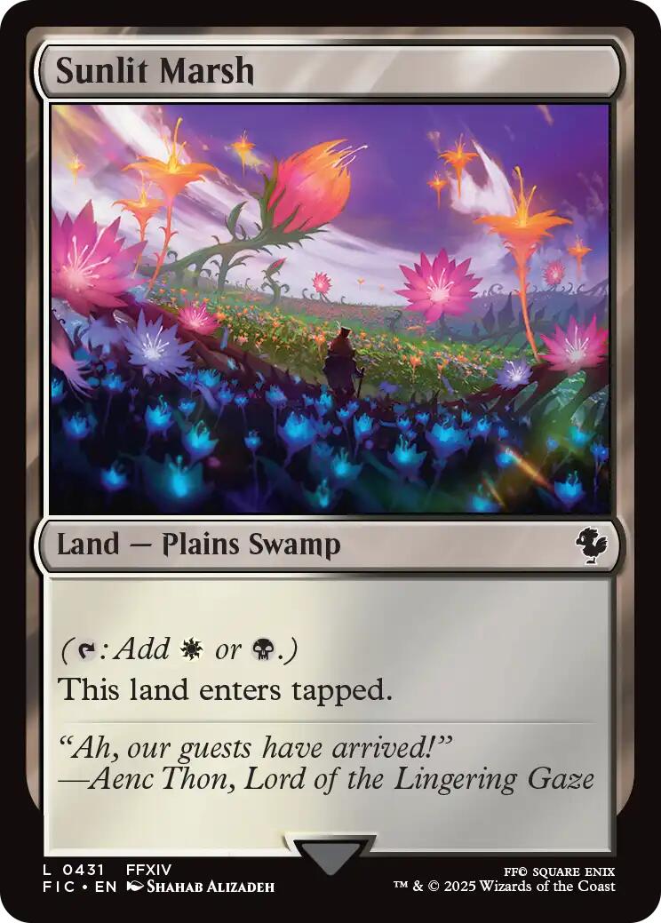 Sunlit Marsh (Surge Foil) [FINAL FANTASY Commander] | Exor Games Truro