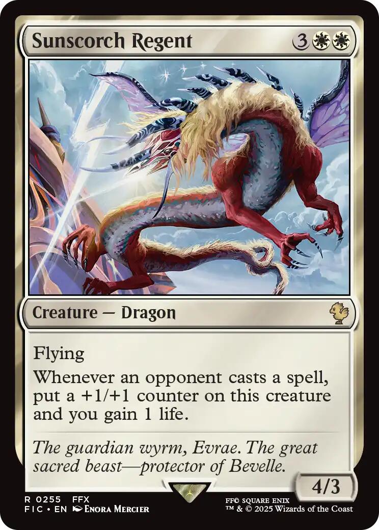 Sunscorch Regent (Surge Foil) [FINAL FANTASY Commander] | Exor Games Truro