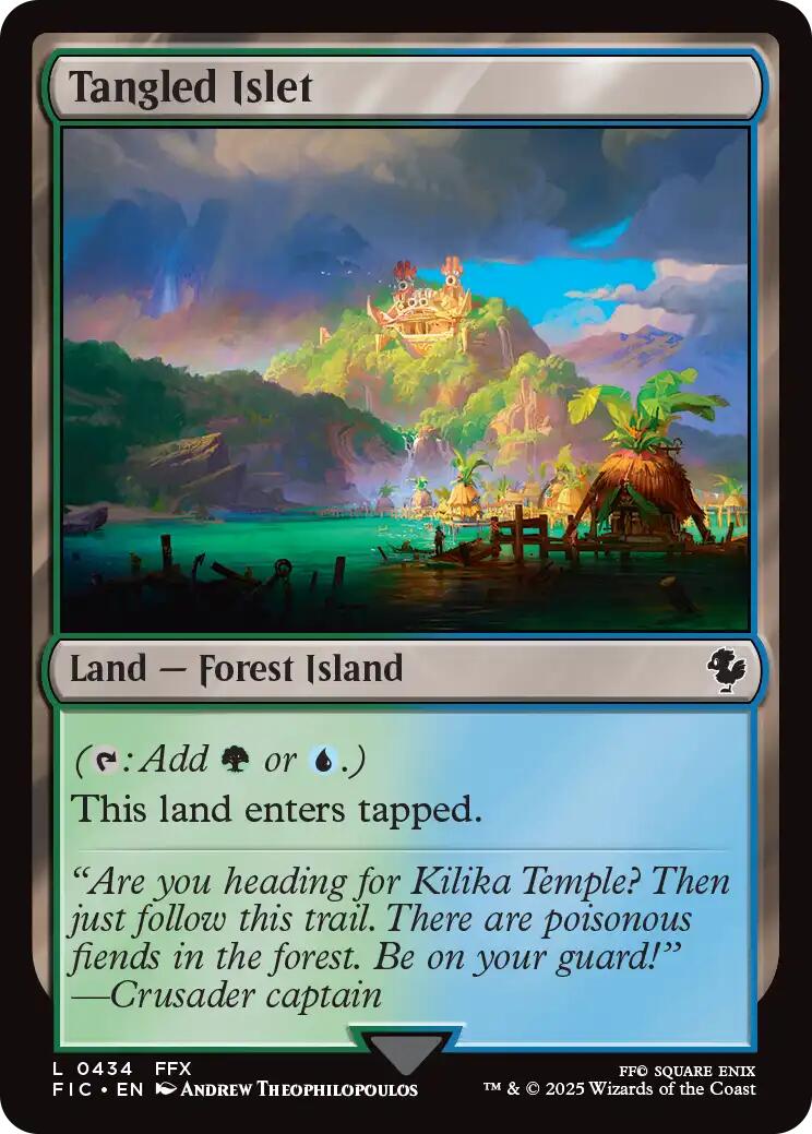 Tangled Islet (Surge Foil) [FINAL FANTASY Commander] | Exor Games Truro