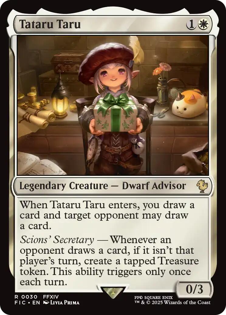 Tataru Taru (Surge Foil) [FINAL FANTASY Commander] | Exor Games Truro
