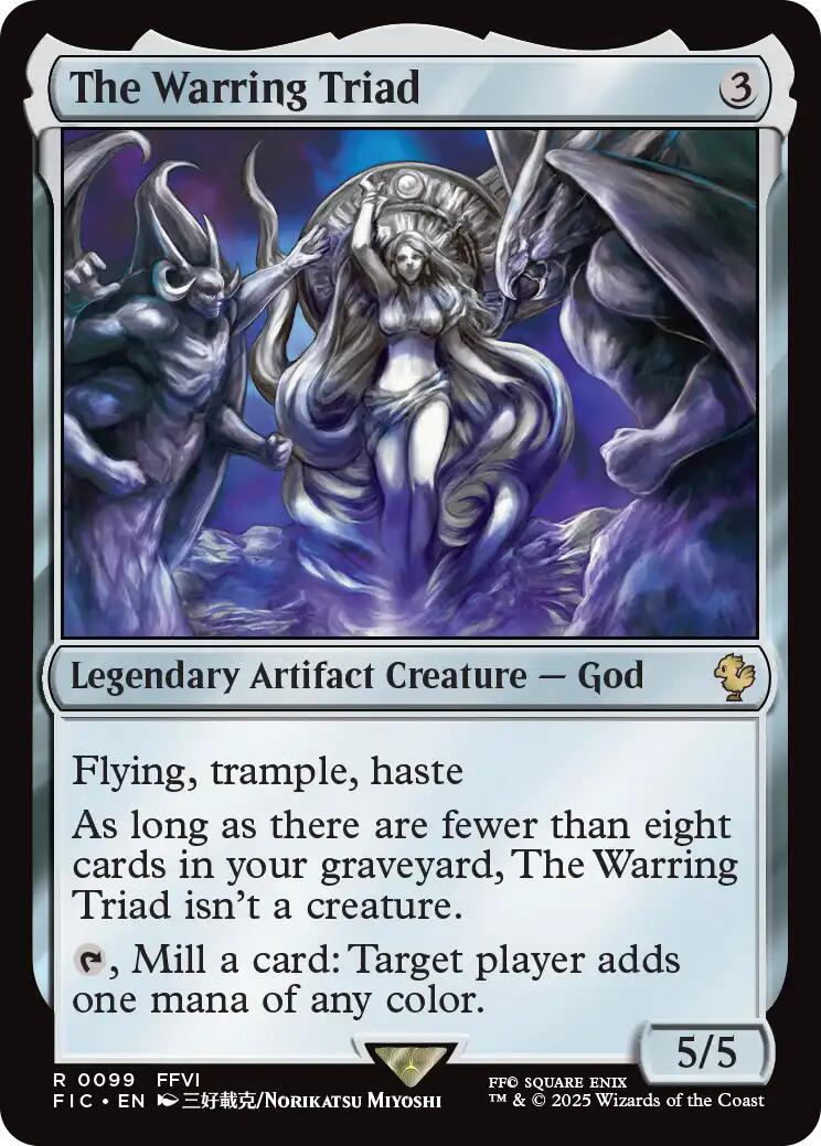 The Warring Triad (Surge Foil) [FINAL FANTASY Commander] | Exor Games Truro