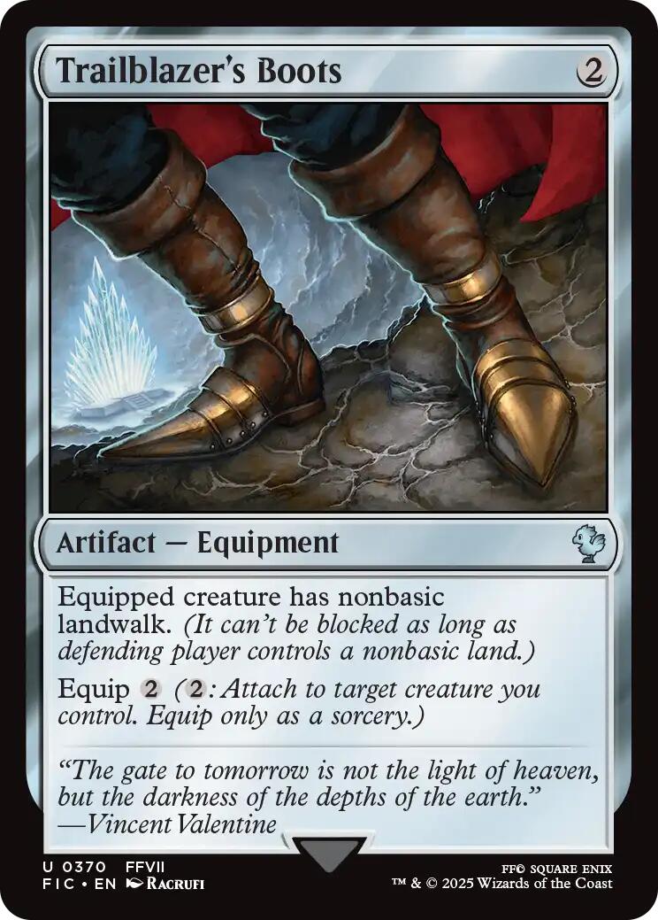 Trailblazer's Boots (Surge Foil) [FINAL FANTASY Commander] | Exor Games Truro
