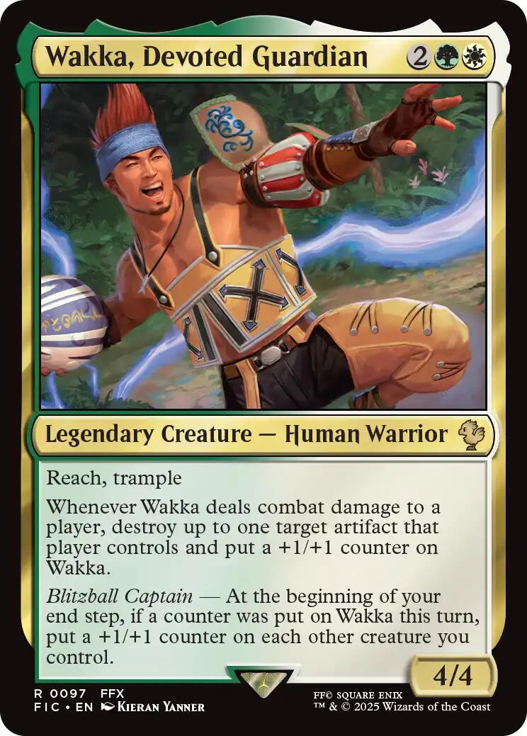 Wakka, Devoted Guardian (Surge Foil) [FINAL FANTASY Commander] | Exor Games Truro