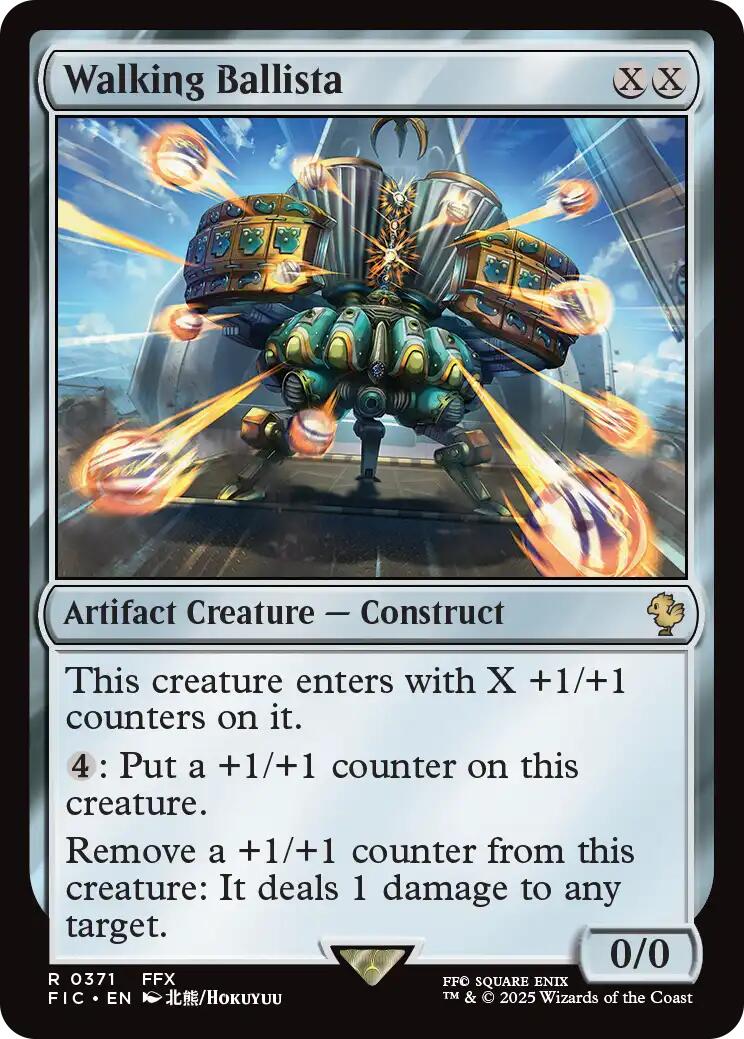 Walking Ballista (Surge Foil) [FINAL FANTASY Commander] | Exor Games Truro