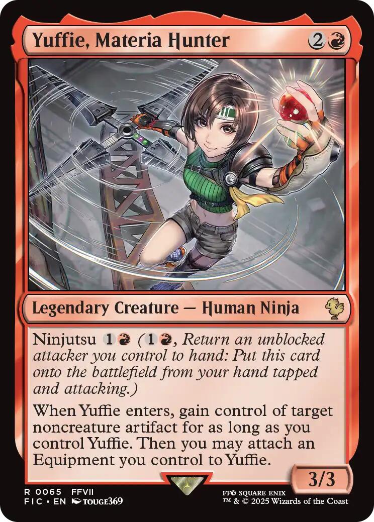 Yuffie, Materia Hunter (Surge Foil) [FINAL FANTASY Commander] | Exor Games Truro