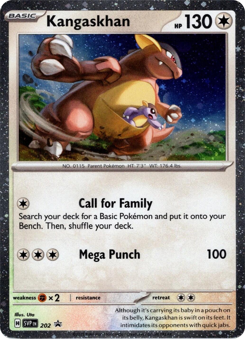 Kangaskhan (202) (Cosmos Holo) [Scarlet & Violet: Black Star Promos] | Exor Games Truro