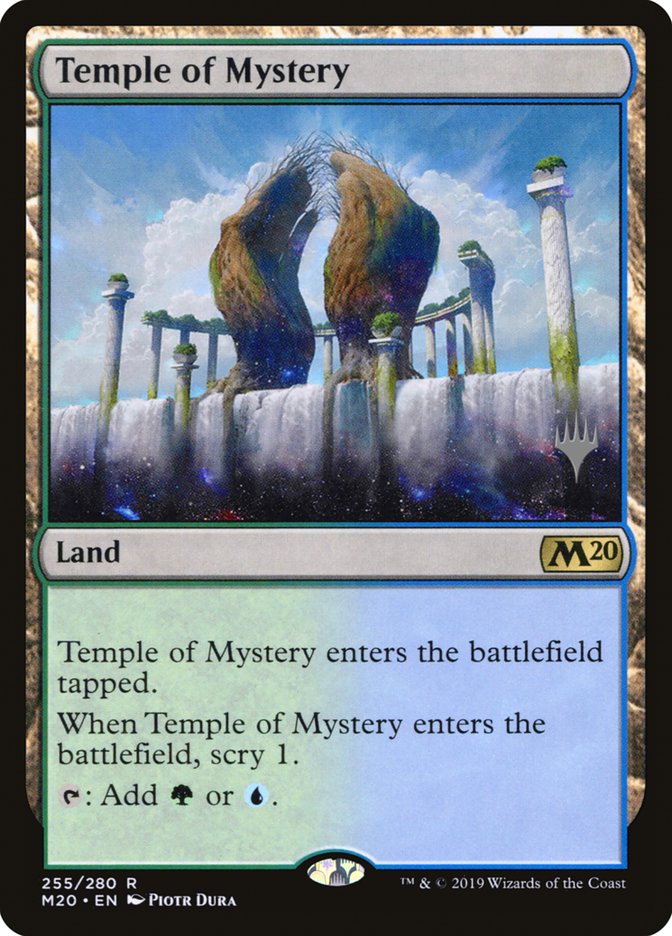 Temple of Mystery (Promo Pack) [Core Set 2020 Promos] | Exor Games Truro