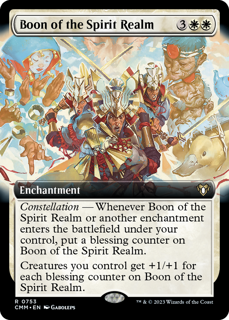 Boon of the Spirit Realm (Extended Art) [Commander Masters] | Exor Games Truro