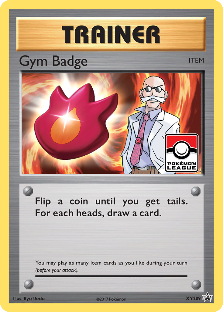 Gym Badge (XY209) (Blaine) [XY: Black Star Promos] | Exor Games Truro