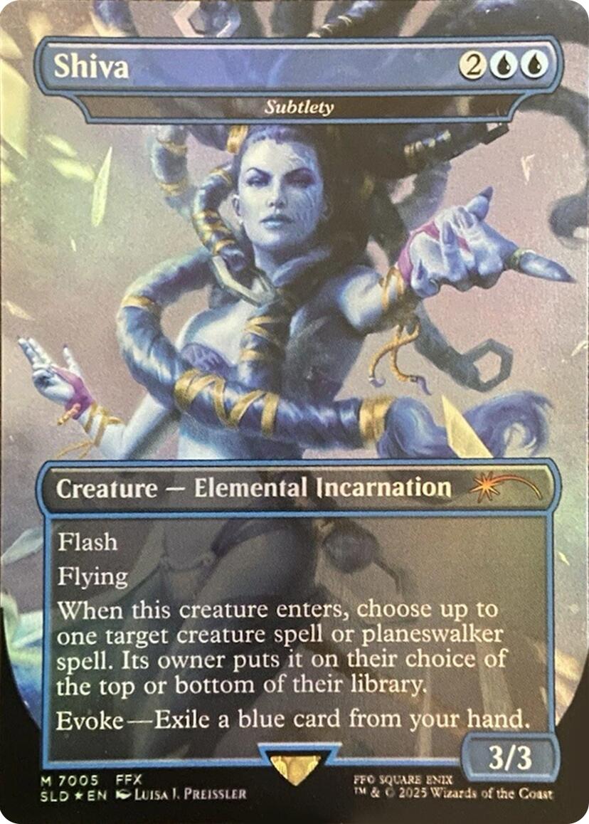 Shiva - Subtlety (Rainbow Foil) [Secret Lair Drop Series] | Exor Games Truro