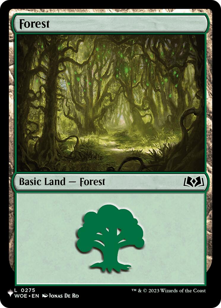 Forest (0275) (WOE) [The List] | Exor Games Truro