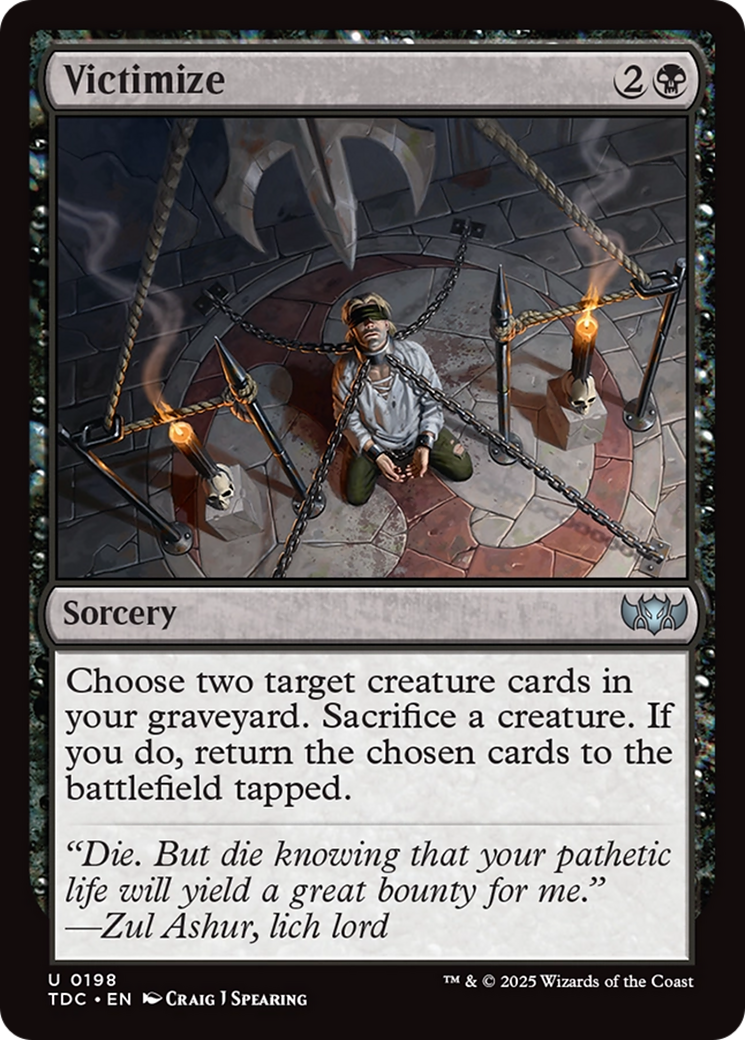 Victimize [Tarkir: Dragonstorm Commander] | Exor Games Truro
